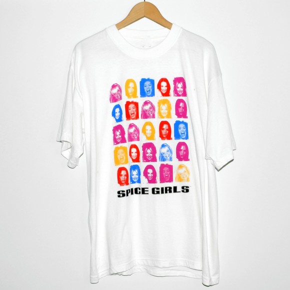 SPICE GIRLS 90s Vintage T-Shirt, The Spice Girls Tribute - Picture 1 of 4